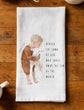 Watercolor Lamb of God Tea Towel – Christian Kitchen Decor - Scripture