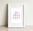 Pink Diamond Watercolor Jockey Silk