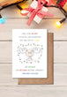 Funny Bourbon Eggnog Holiday Card